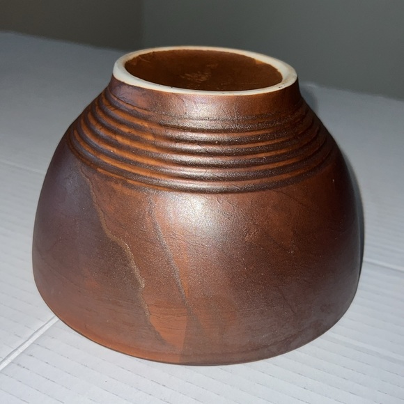 Vance Kitira Large Bowl Made in Thailand Nature Inspired Ceramic Pottery 7”x 5” - Picture 5 of 5